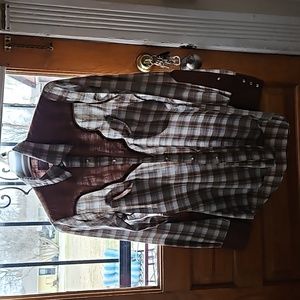 Men's Lightweight Rockmount Western Pearl Button Size L